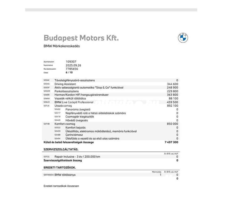BMW 330 xdrive30e 292Le Touring M Sport Pro full extra + Service Inclusive (tartós bérlet) - Image 26